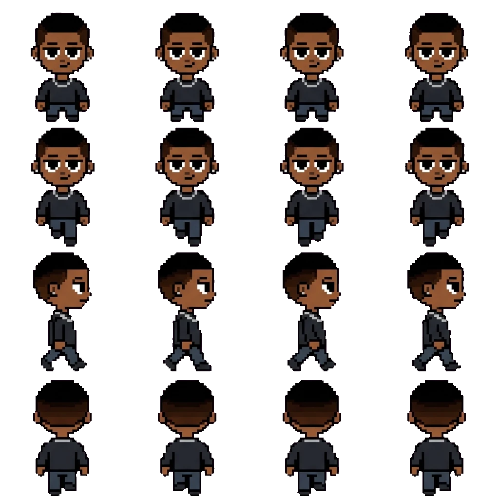 Angel movement sprite