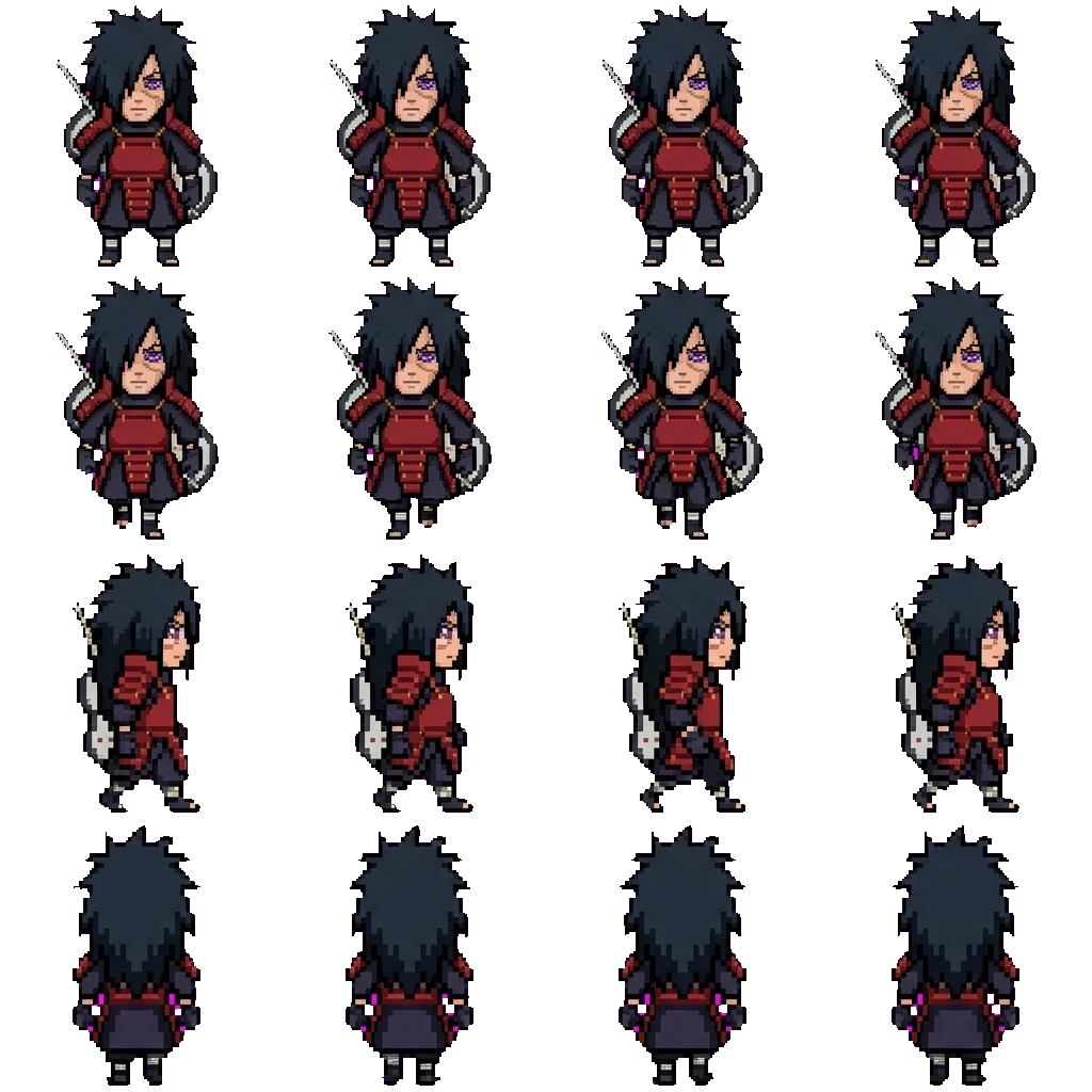 Madara Uchiha movement sprite