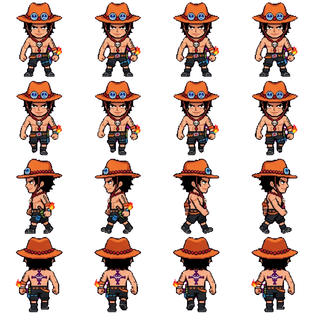 Ace movement sprite