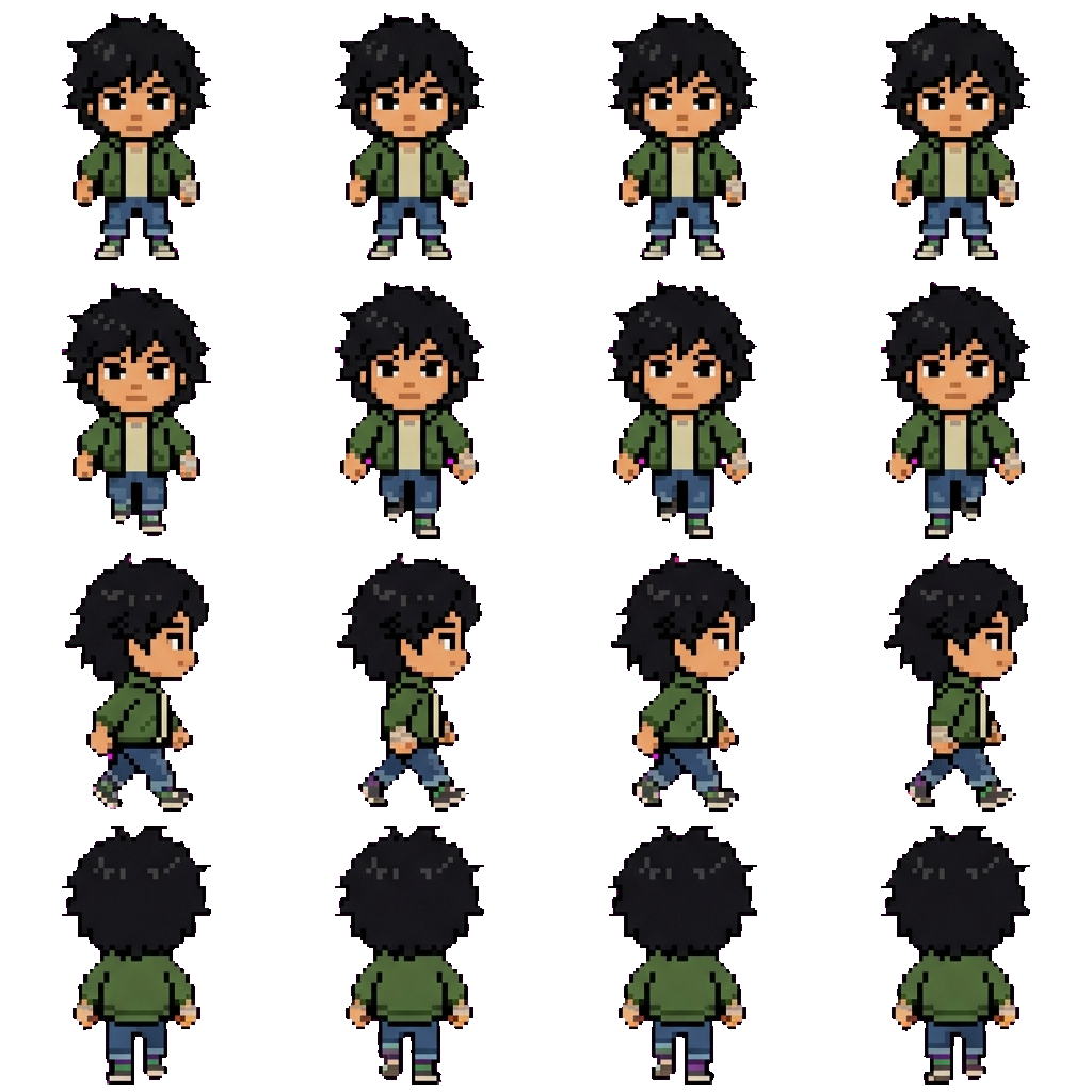 Mabel movement sprite