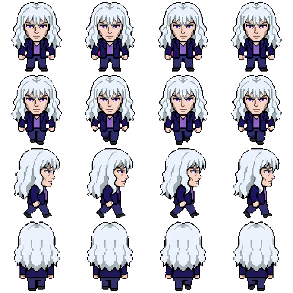 Silva Zoldyck movement sprite
