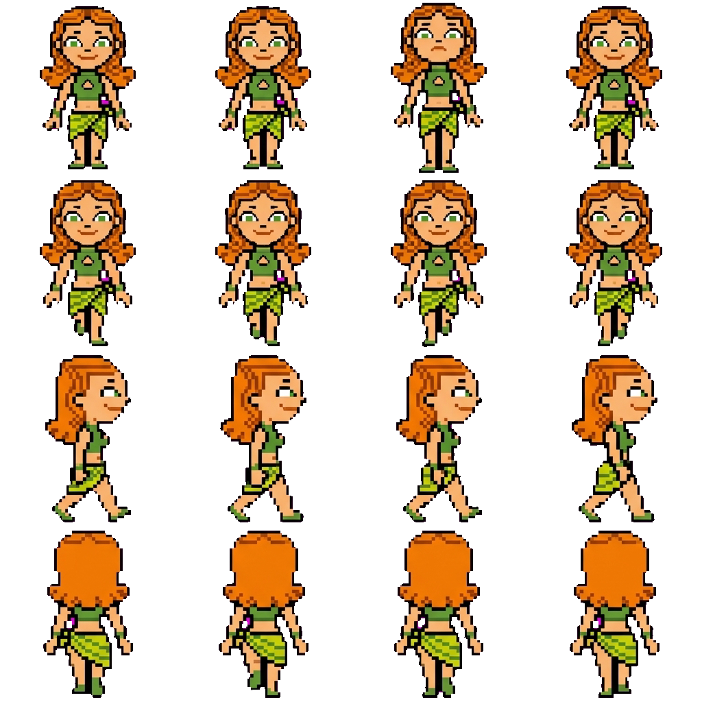Izzy movement sprite