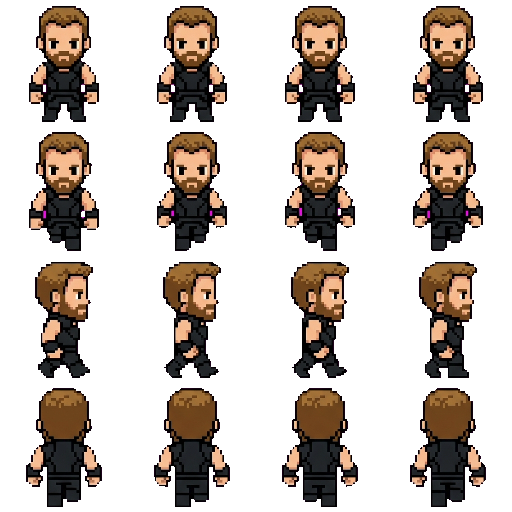 Thor movement sprite