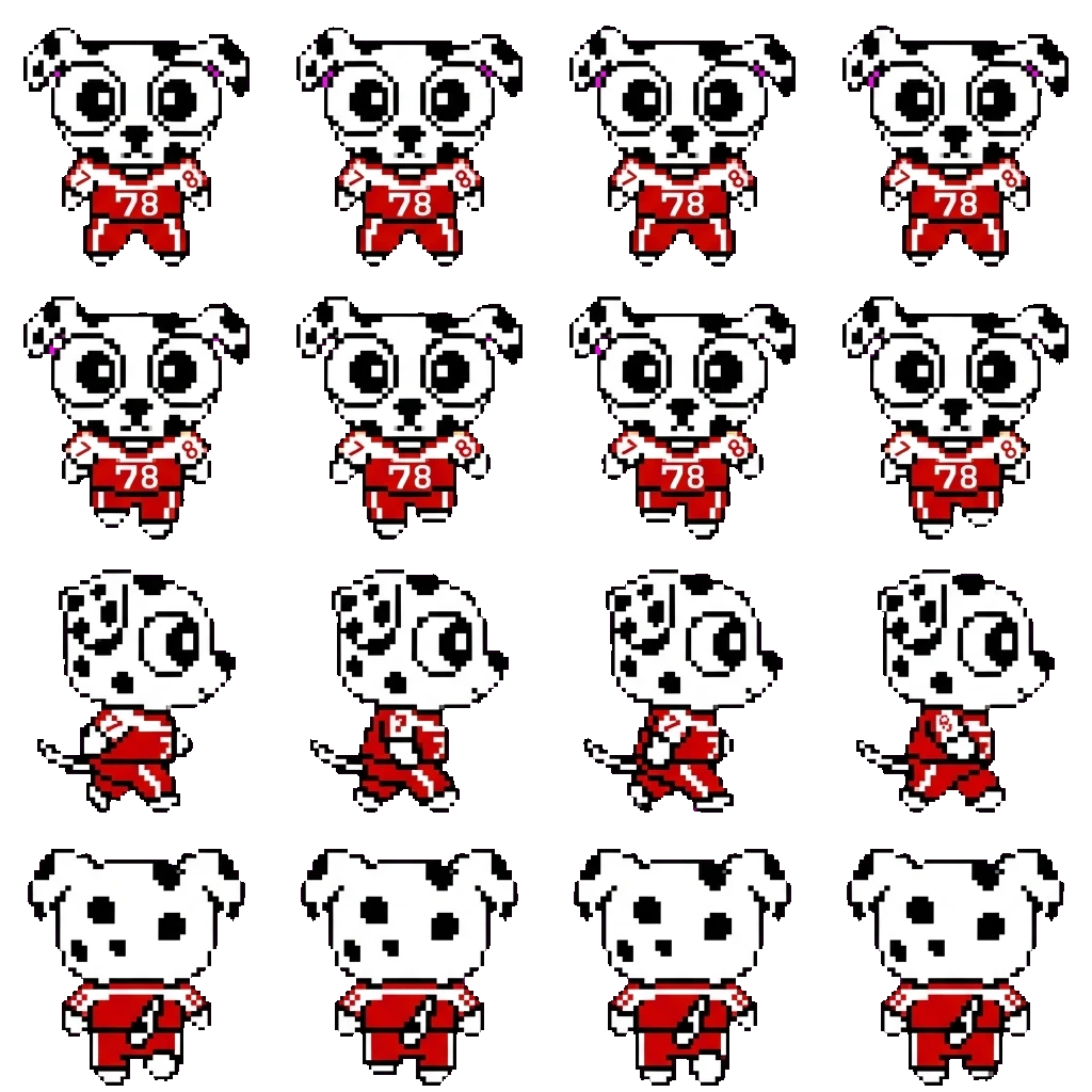 Dot movement sprite