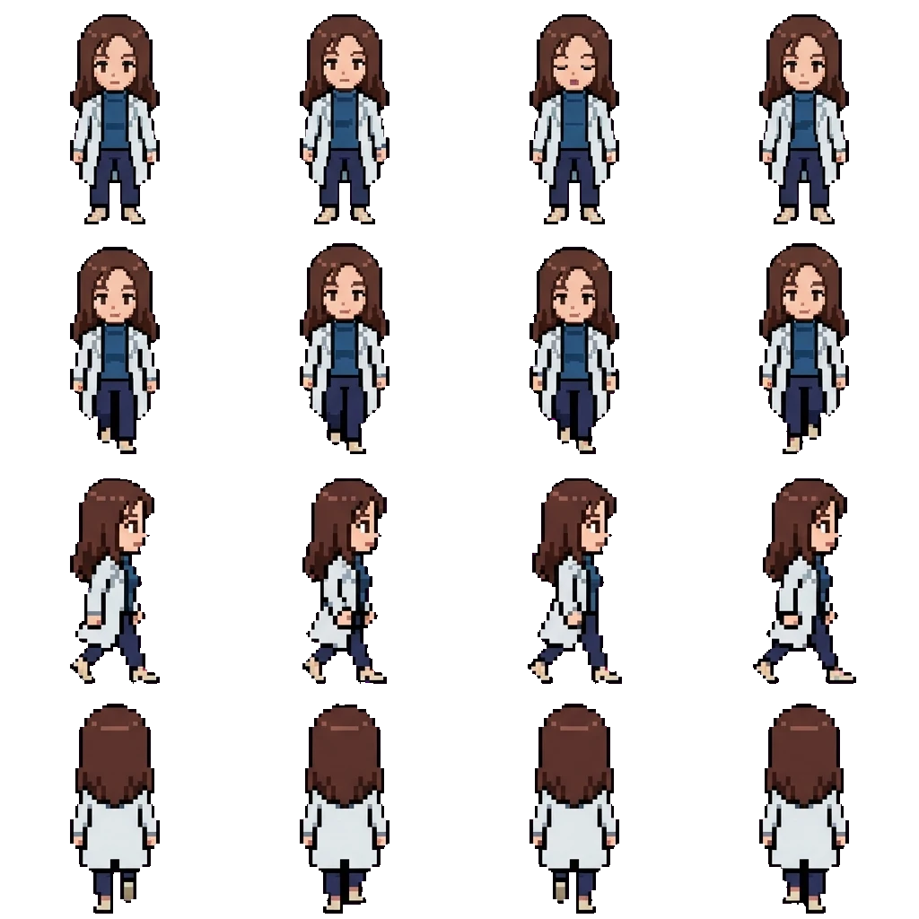 Shoko Ieiri movement sprite
