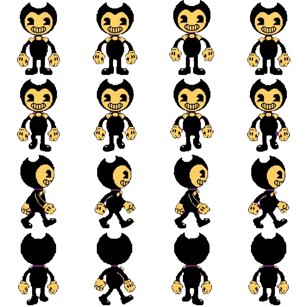 Bendy movement sprite