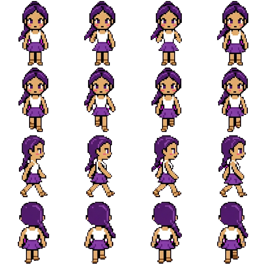 Lilac movement sprite
