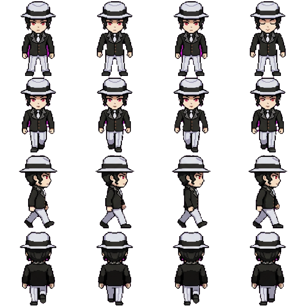 Muzan Kitbutsuji movement sprite