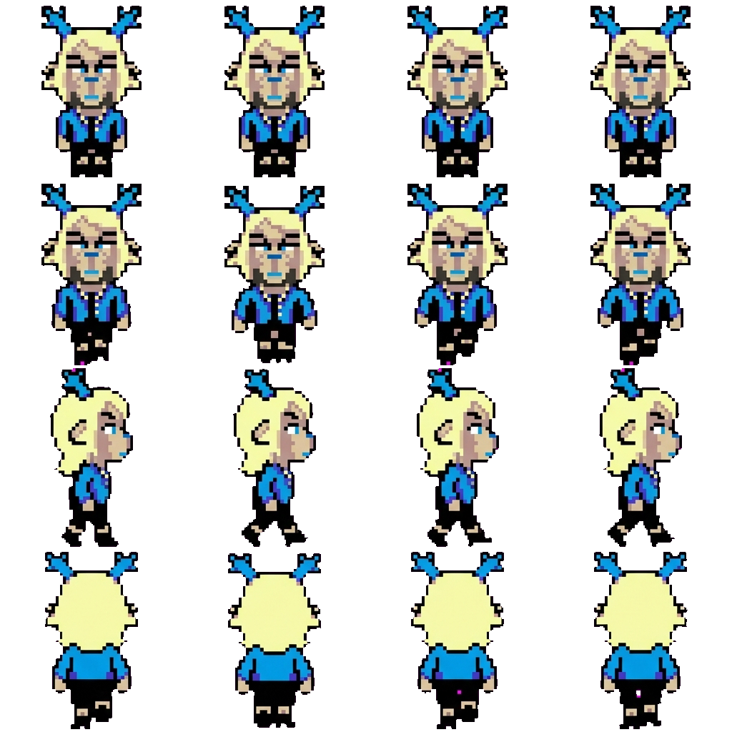 Carol movement sprite