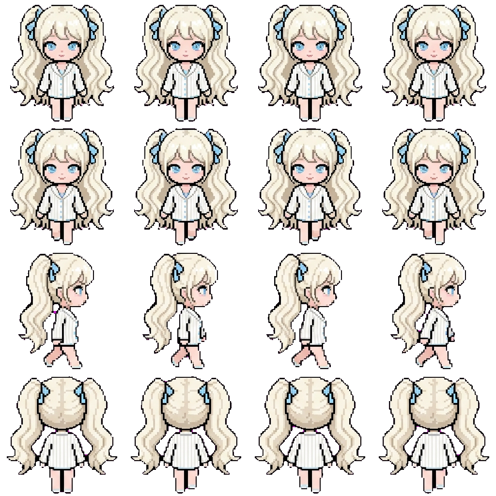 Mia movement sprite