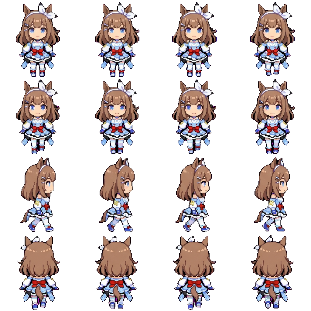 Almond Eye movement sprite