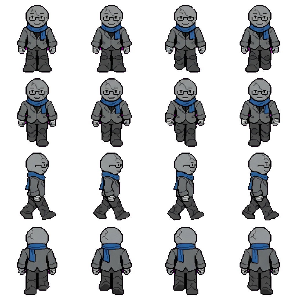 Wallter movement sprite