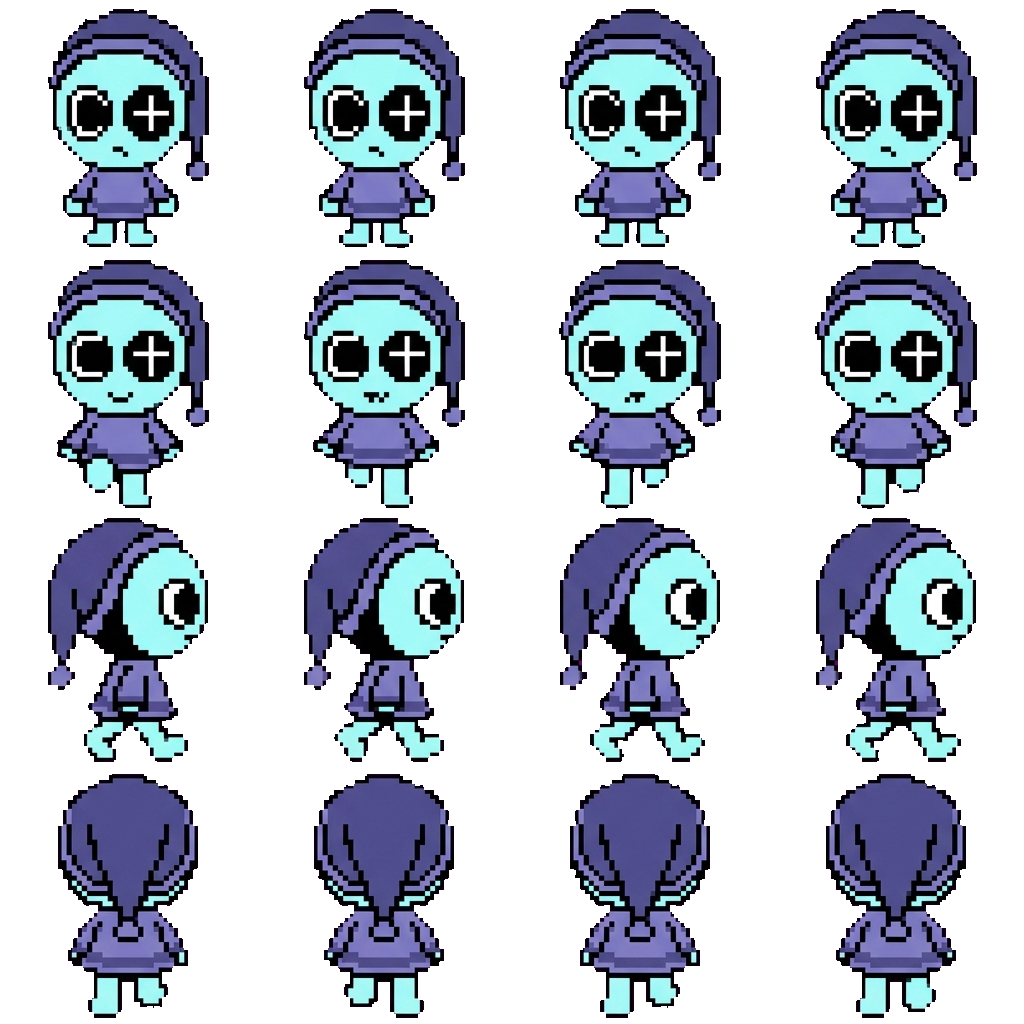 Astro movement sprite