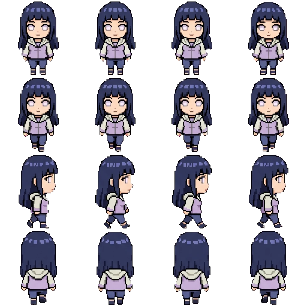 Hinata movement sprite