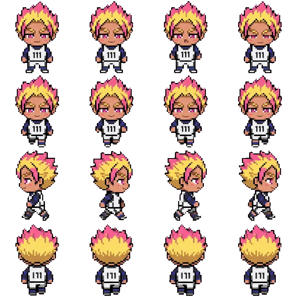 Shidou ♡ movement sprite
