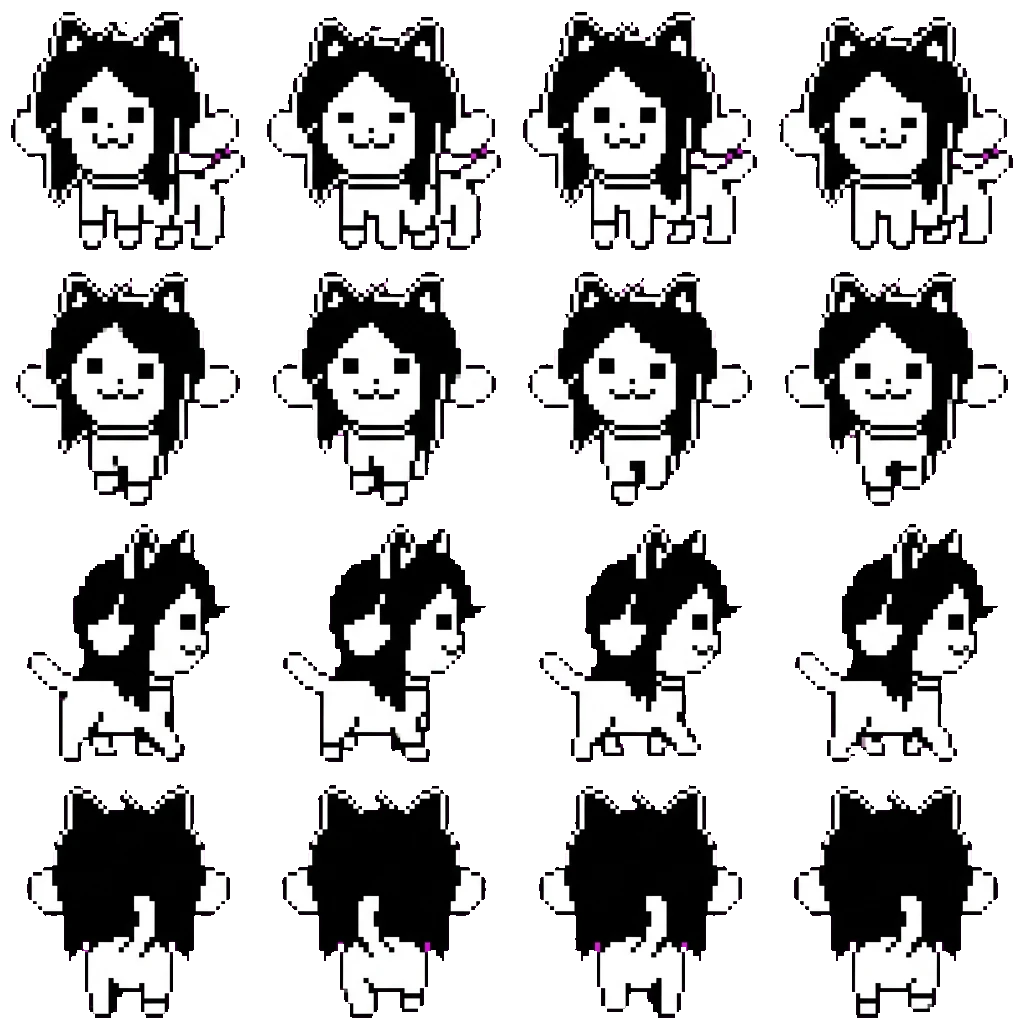 Temmie movement sprite