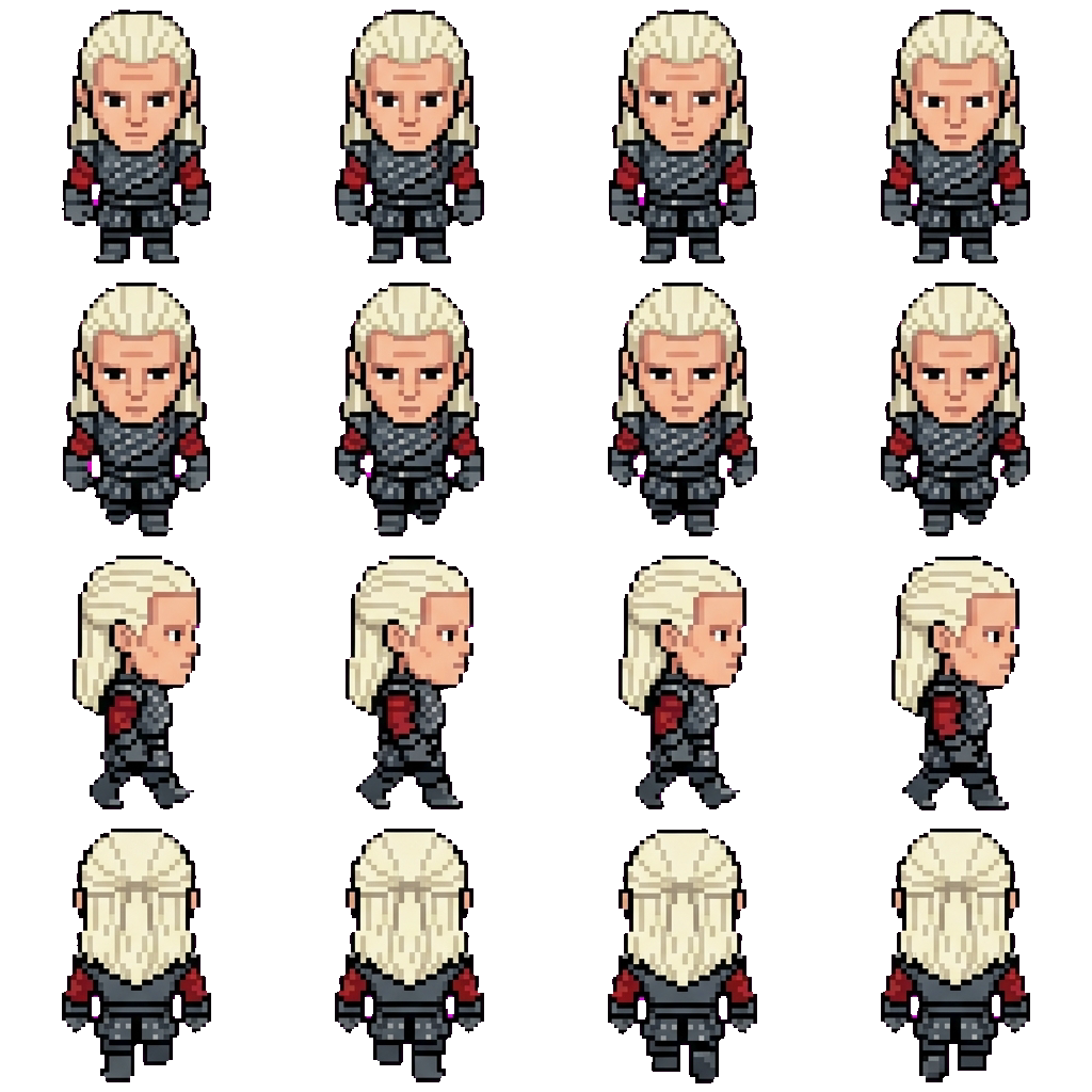 Daemon Targaryen movement sprite