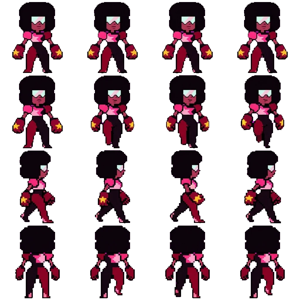 Garnet movement sprite