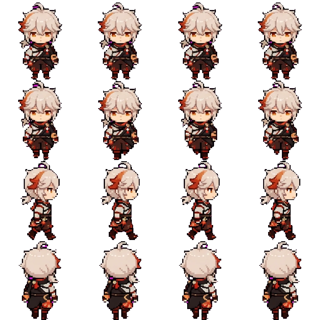 Kazuha Kaedehara movement sprite
