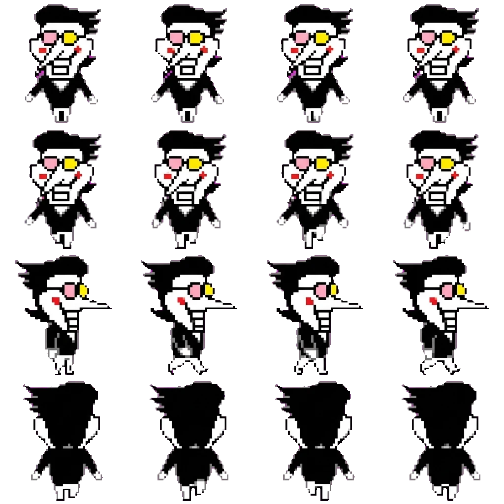 Spamton G Spamton movement sprite