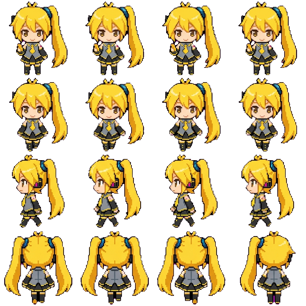 Akita Neru movement sprite