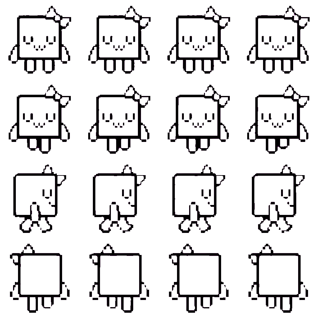 Boxy movement sprite