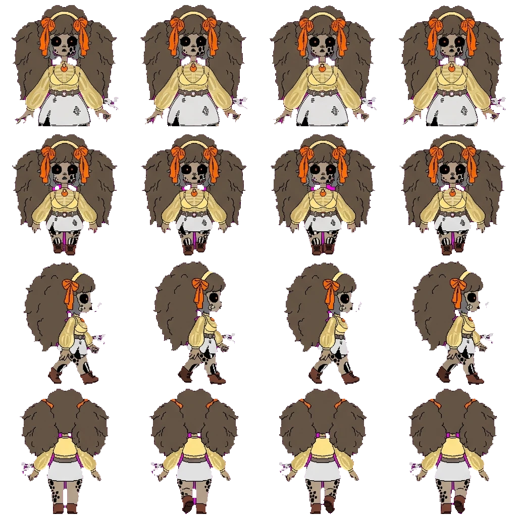 Clementine movement sprite