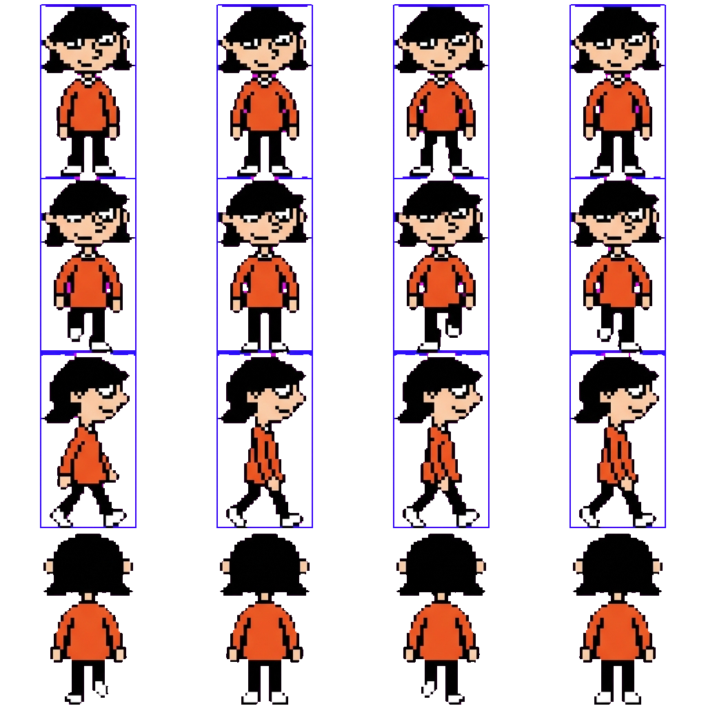 Rhonda movement sprite