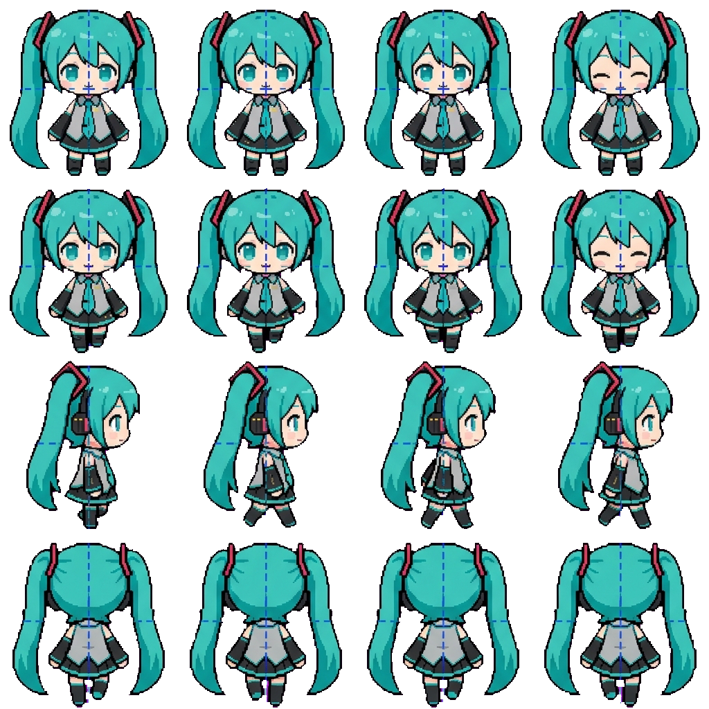 Miku movement sprite