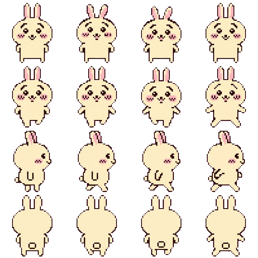 Usagi movement sprite