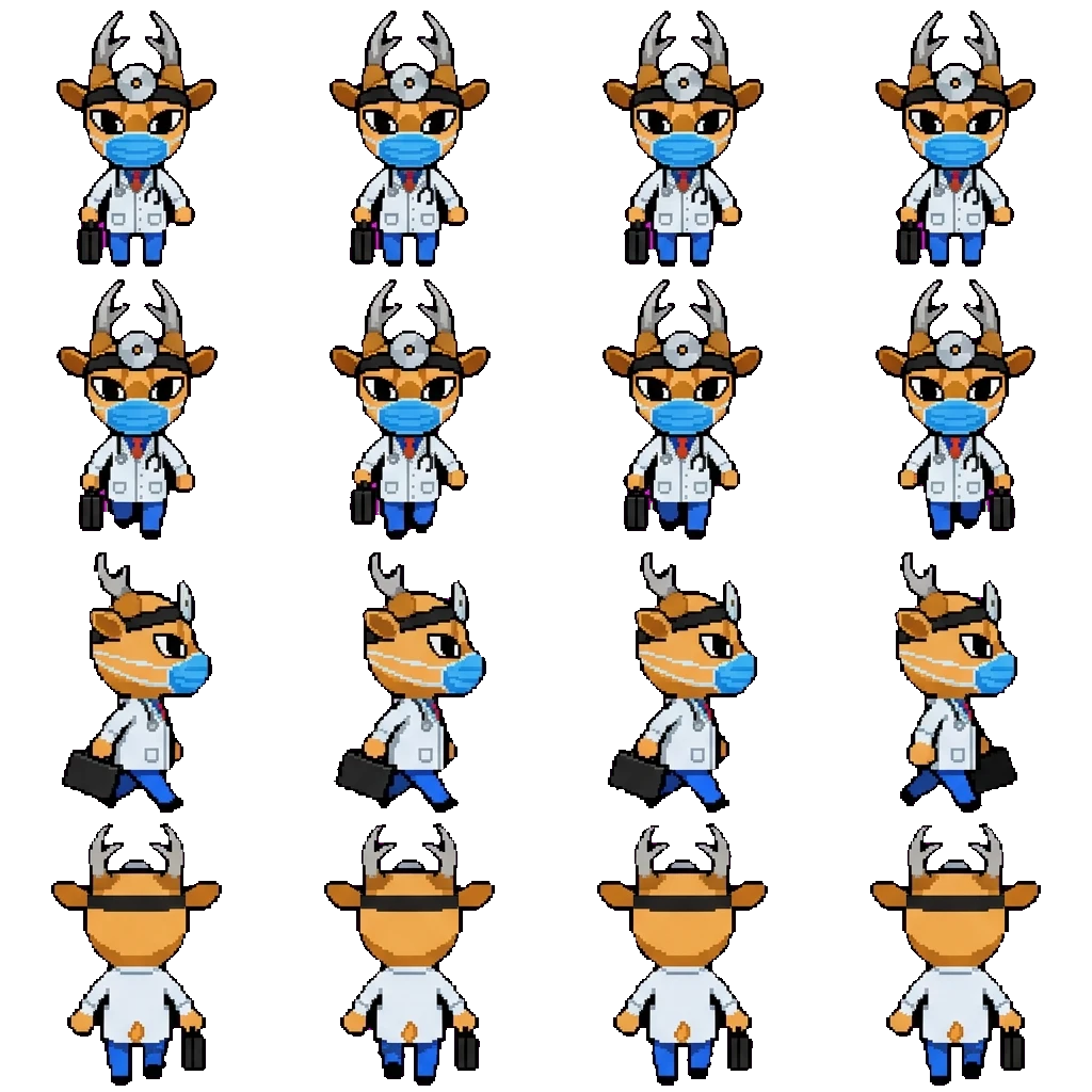 Harlow movement sprite