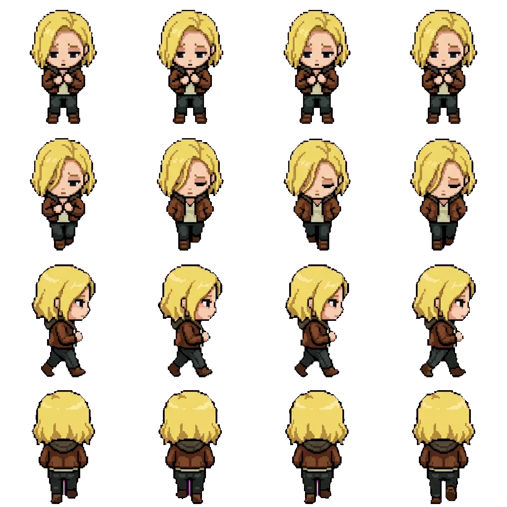 Grace movement sprite