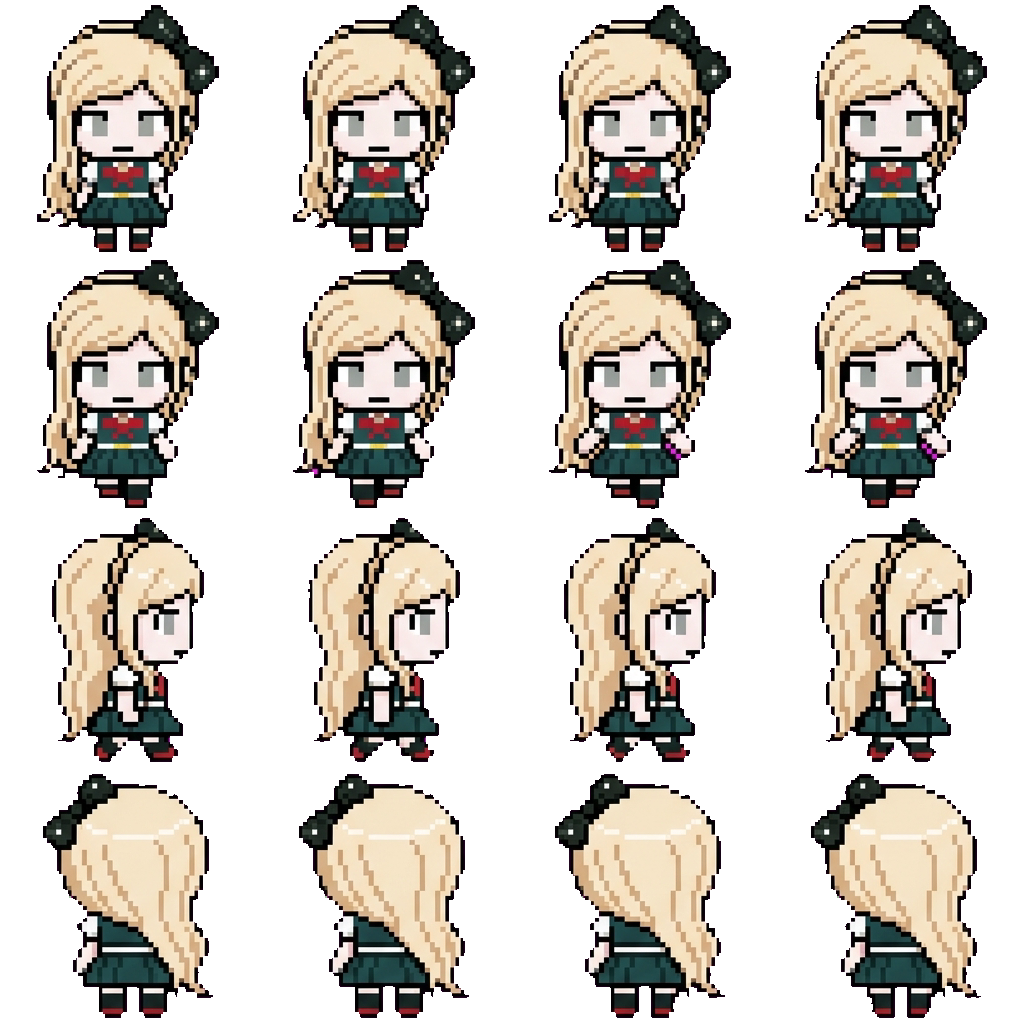 Sonia Nevermind movement sprite