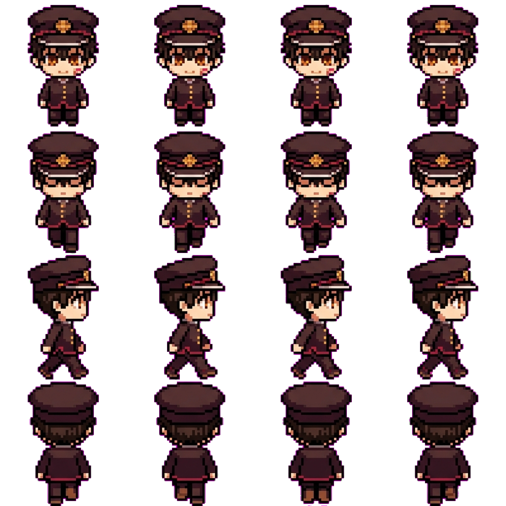 Hanako movement sprite