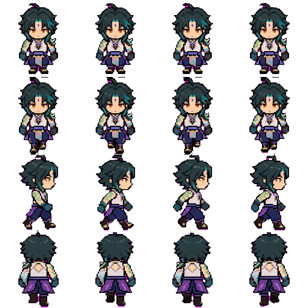 Xiao movement sprite