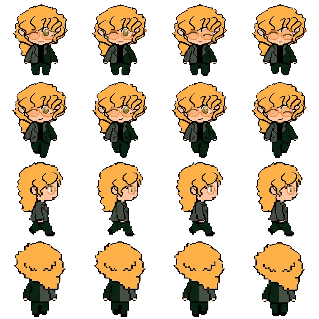 Hugo movement sprite