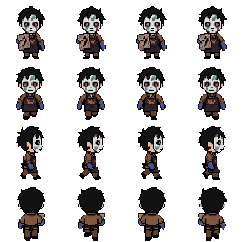 Painter movement sprite