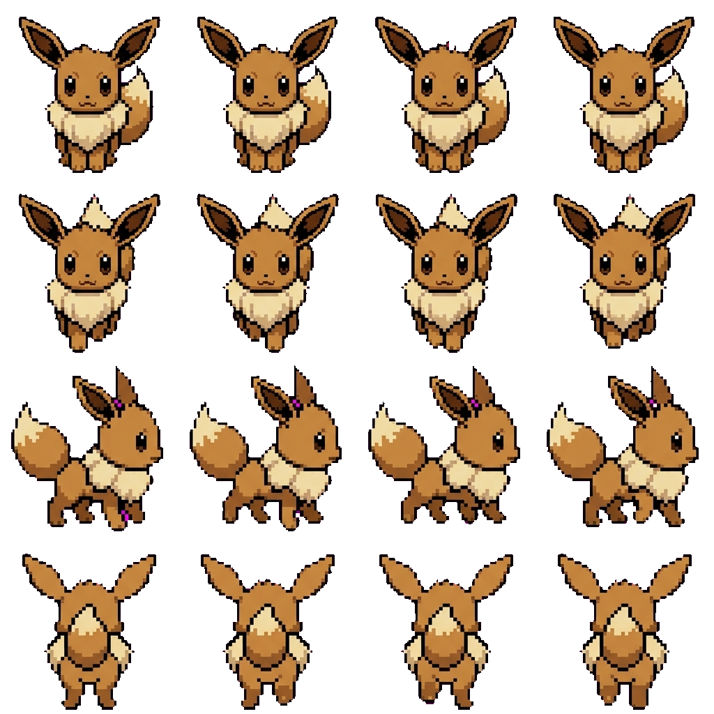Eevee movement sprite