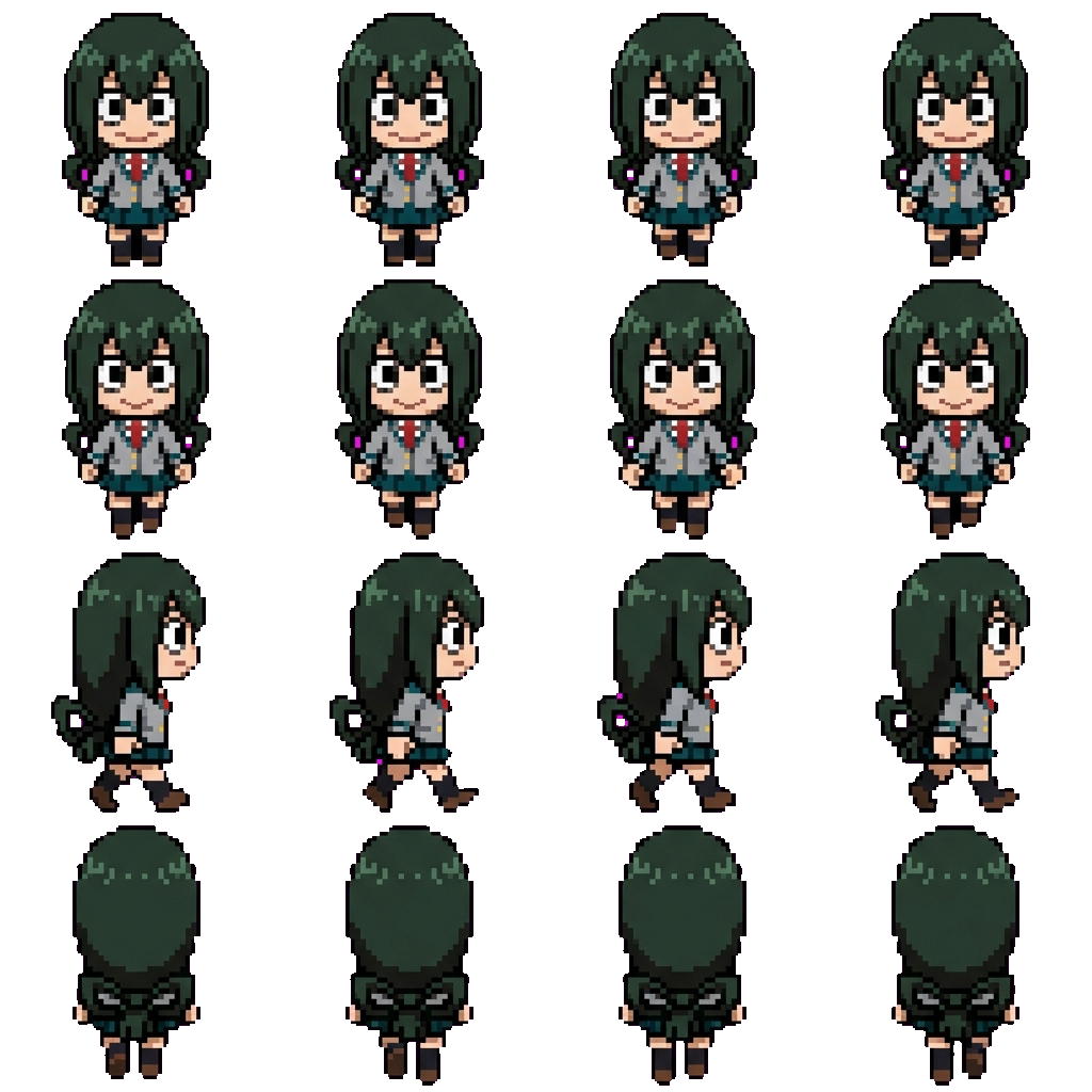 Tsuyu movement sprite