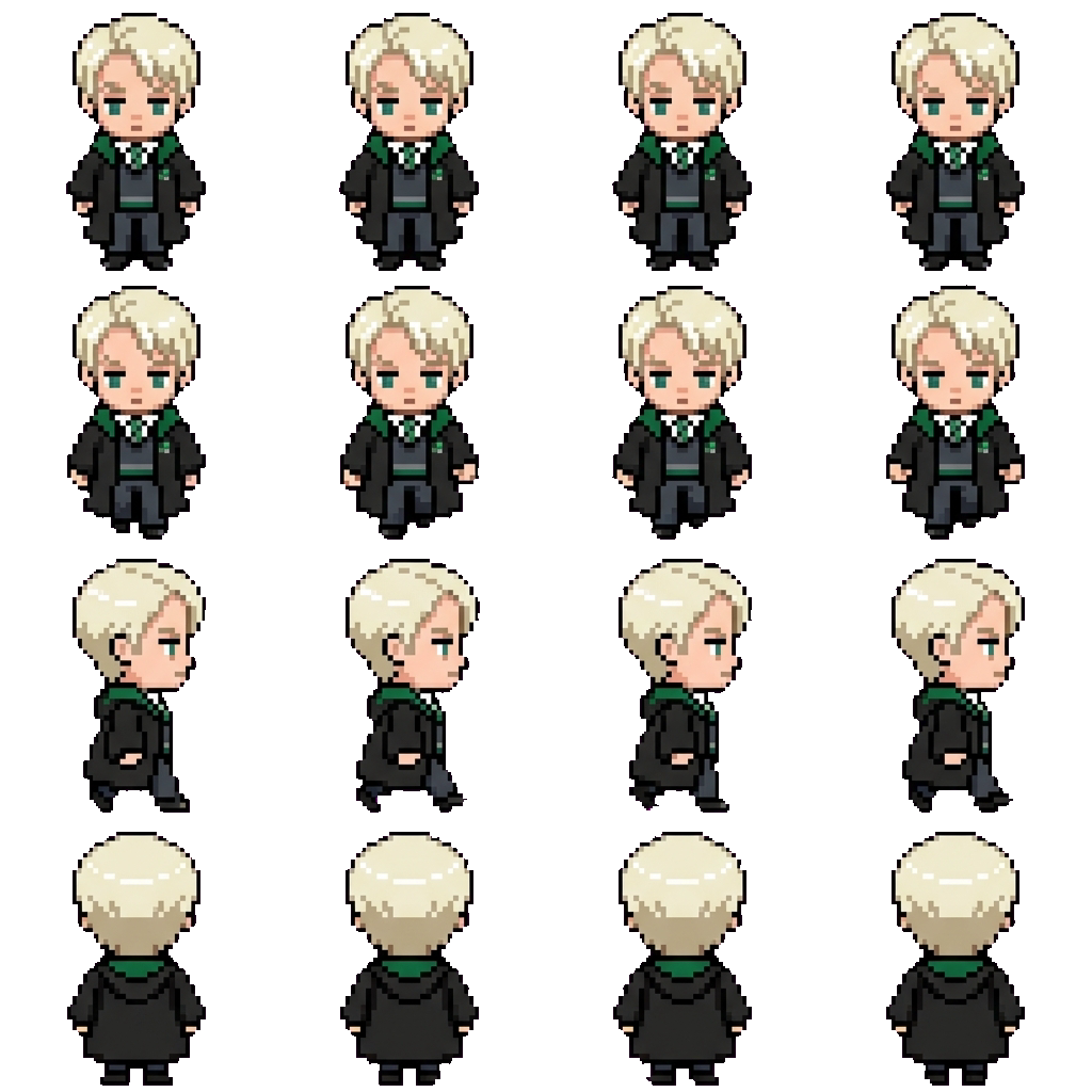 Draco Malfoy movement sprite