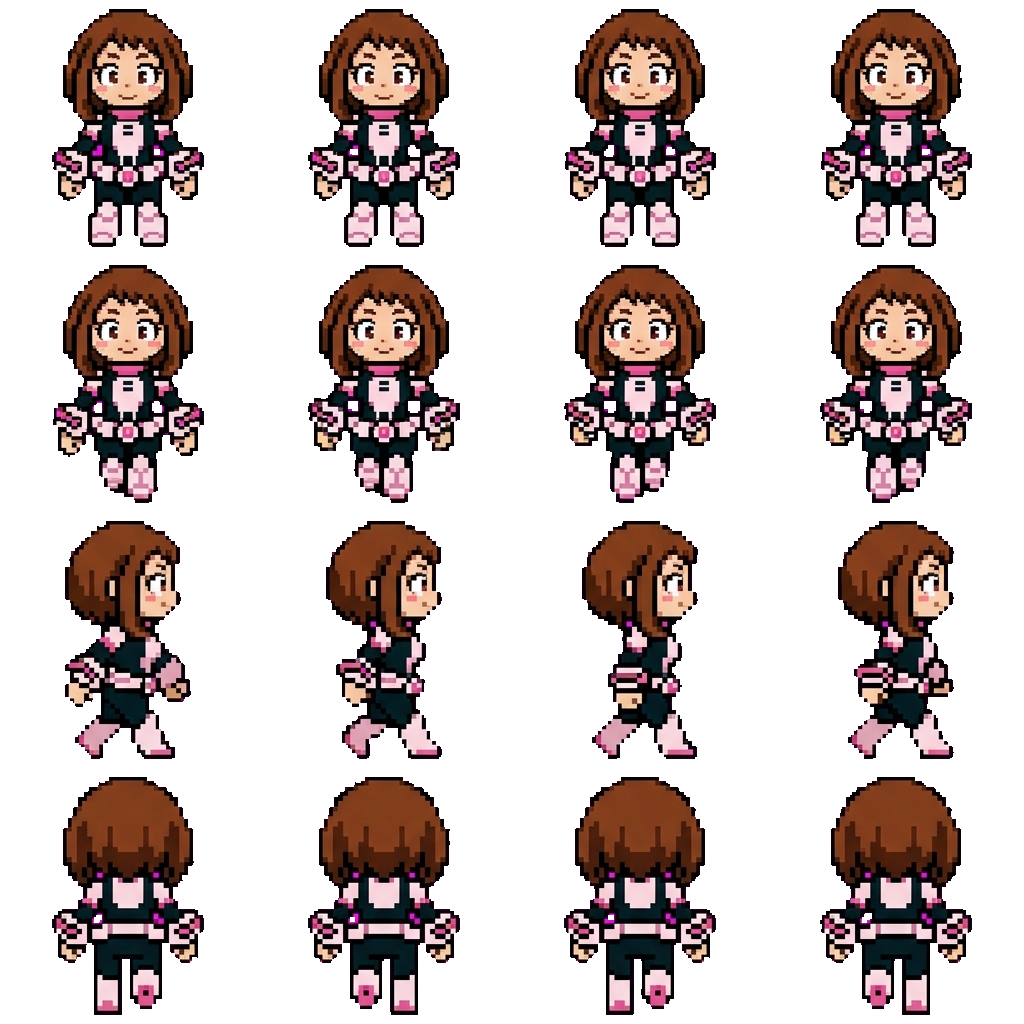 Ochaco movement sprite