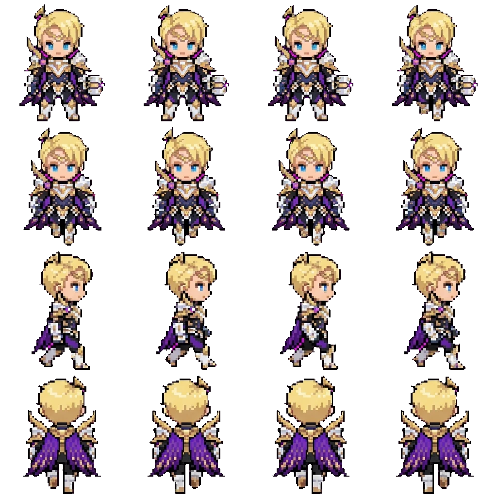 Damian movement sprite
