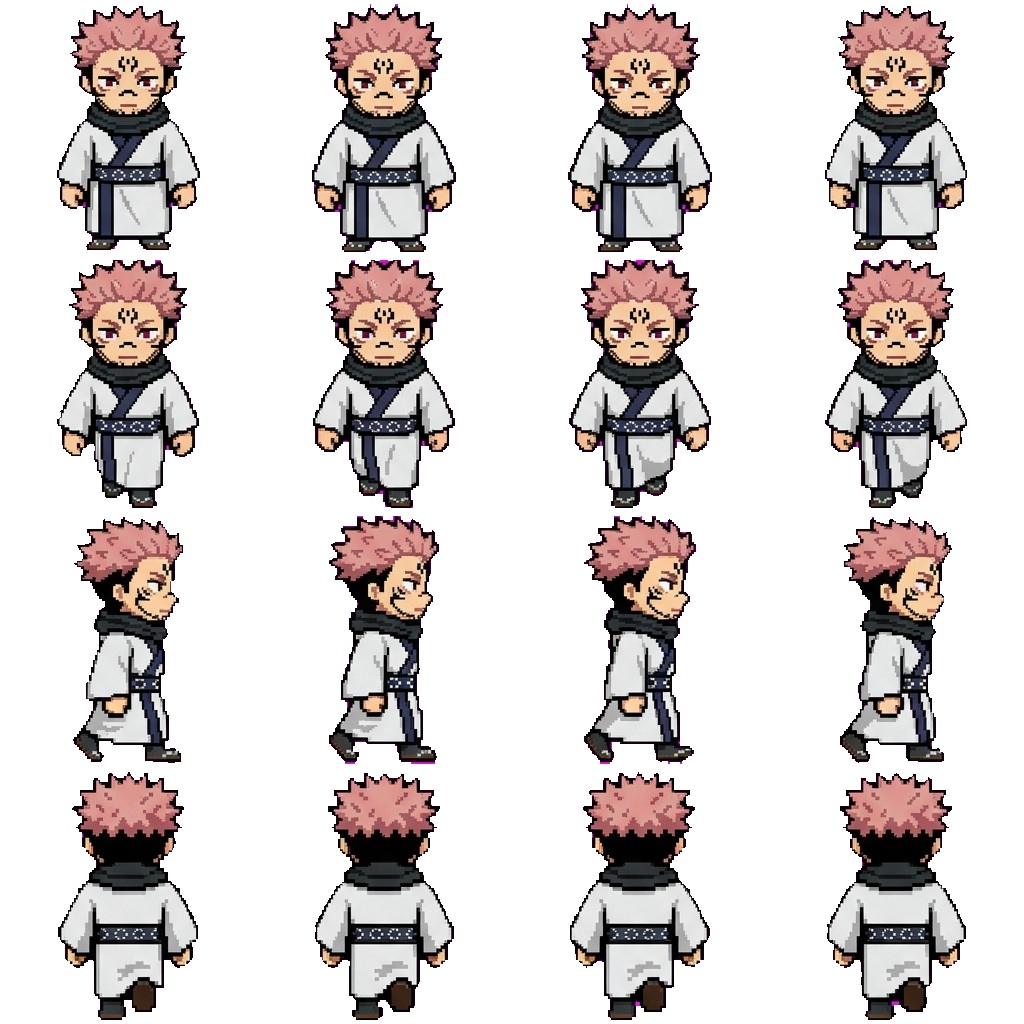 Ryomen Sukuna movement sprite