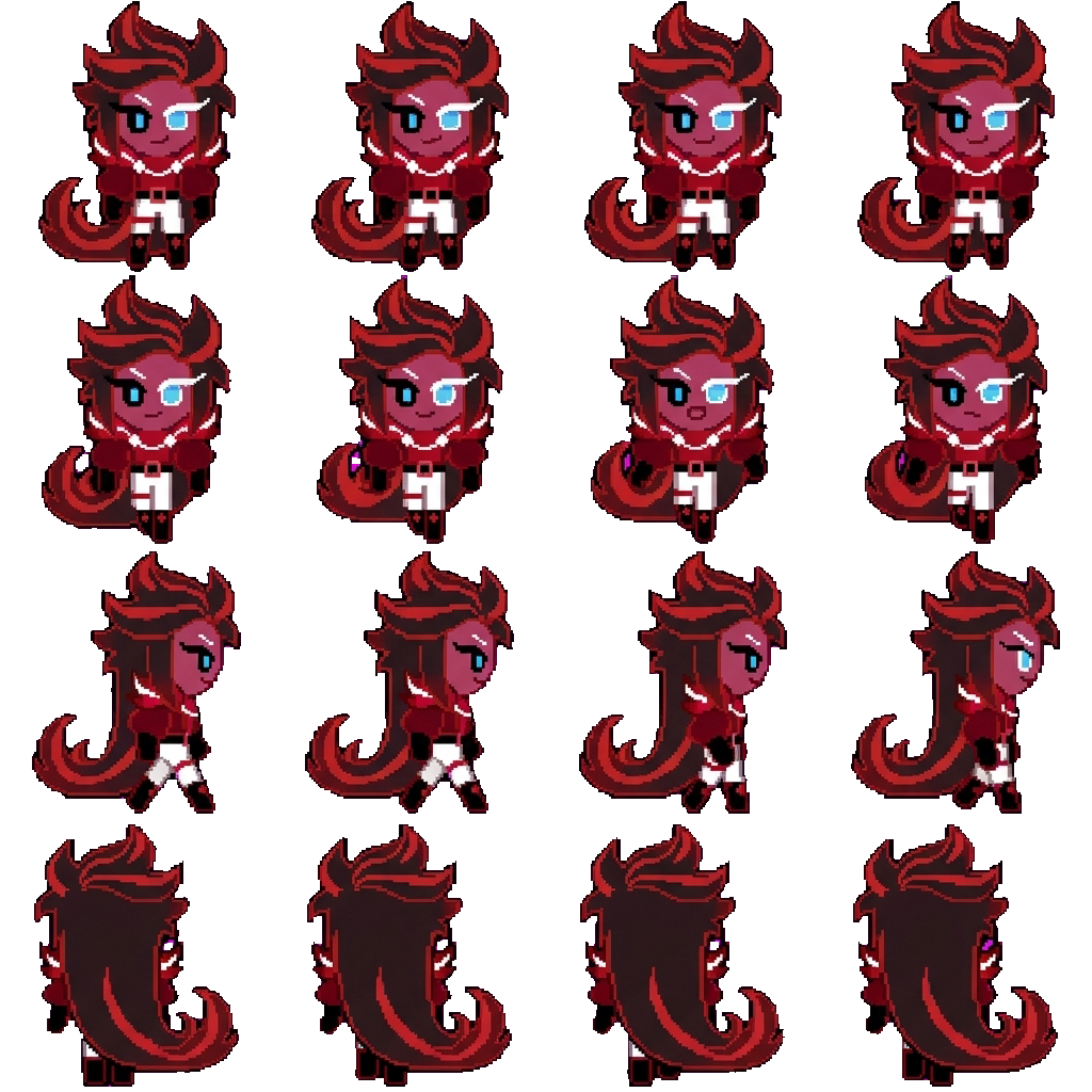 Red Velvet Cookie movement sprite