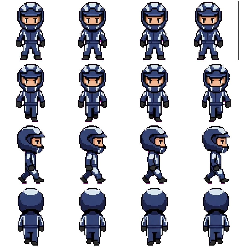 Driver movement sprite