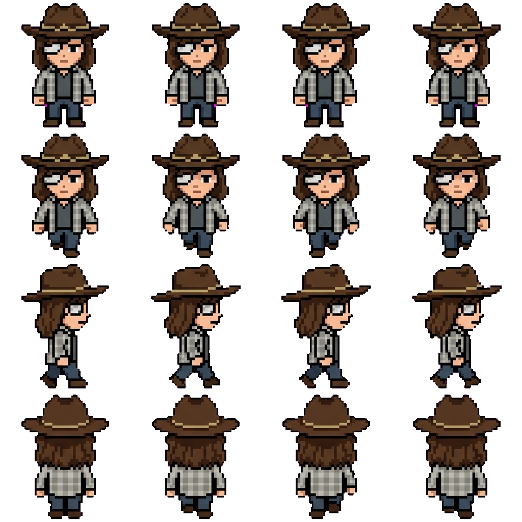 Carl movement sprite