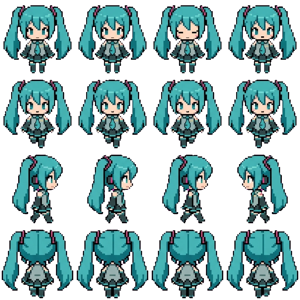 Miku movement sprite