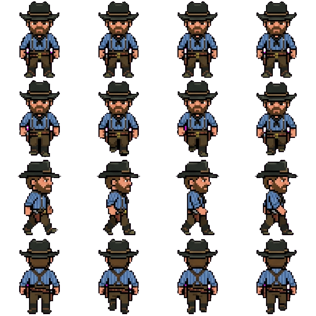 Arthur movement sprite
