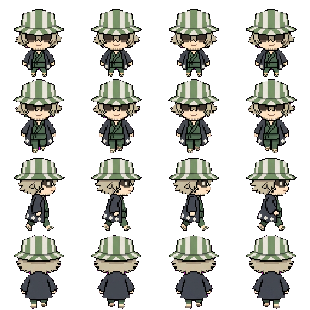 Urahara Kisuke movement sprite