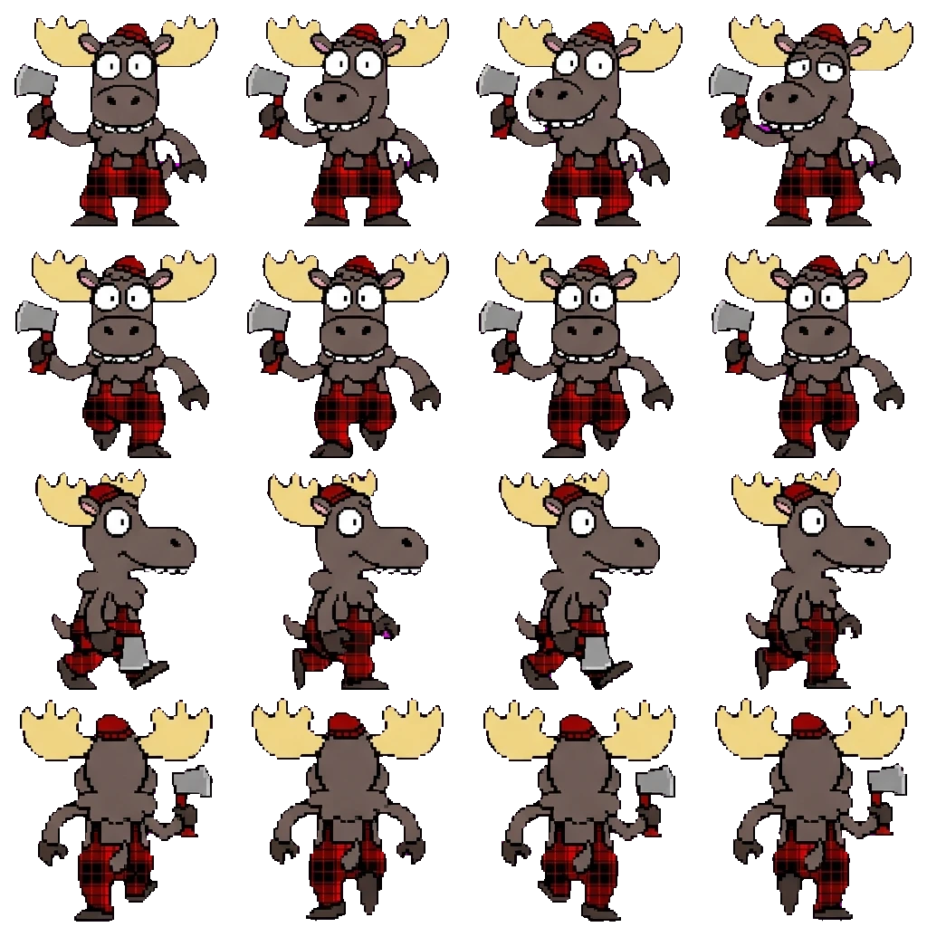 Derek movement sprite